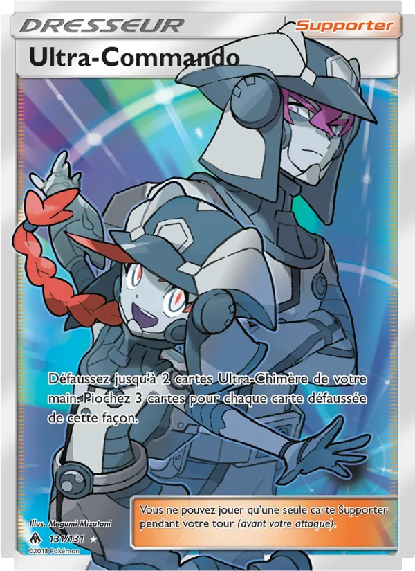 Carte Pokémon Ultra-Commando 131/131 de l'extension Lumière Interdite