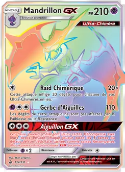 Carte Pokémon Mandrillon GX 134