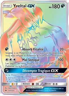 Carte Pokémon Yveltal GX 137 — Lumière Interdite