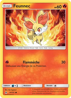 Carte Pokémon Feunnec 14
