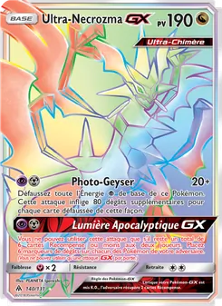 Carte Pokémon Ultra-Necrozma GX 140