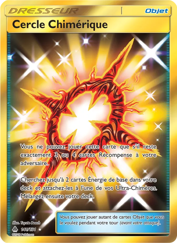 Carte Pokémon Cercle Chimérique 141/131 de l'extension Lumière Interdite
