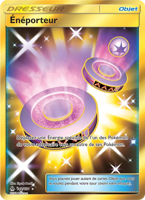 Carte Pokémon Énéporteur 142/131 de l'extension Lumière Interdite