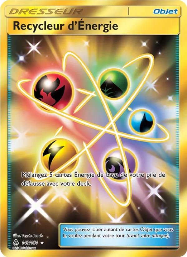 Carte Pokémon Recycleur d’Énergie 143/131 de l'extension Lumière Interdite