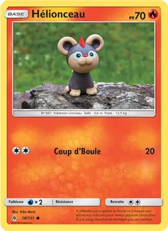 Carte Pokémon Hélionceau 18