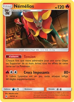 Carte Pokémon Némélios 19