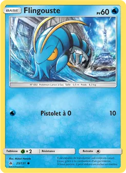 Carte Pokémon Flingouste 25