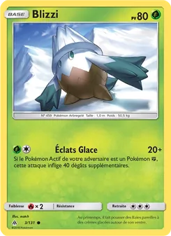 Carte Pokémon Blizzi 3