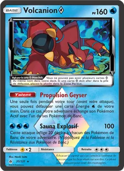 Carte Pokémon Volcanion ◇ 31 — Lumière Interdite