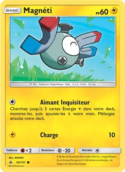 Carte Pokémon Magnéti 34