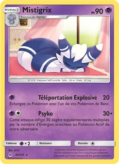 Carte Pokémon Mistigrix 45
