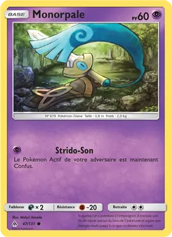 Carte Pokémon Monorpale 47