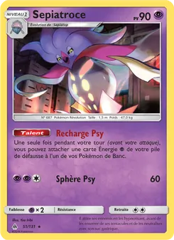 Carte Pokémon Sepiatroce 51