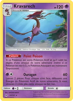 Carte Pokémon Kravarech 53