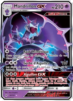 Carte Pokémon Mandrillon GX 56
