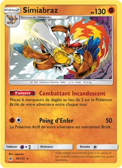 Carte Pokémon Simiabraz 59