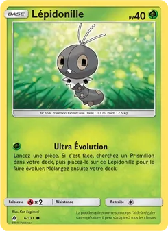 Carte Pokémon Lépidonille 6