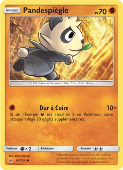 Carte Pokémon Pandespiègle 65