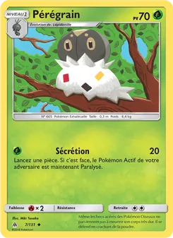 Carte Pokémon Pérégrain 7