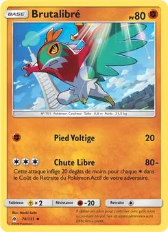 Carte Pokémon Brutalibré 70