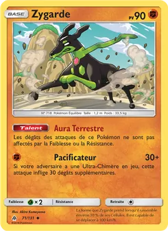 Carte Pokémon Zygarde 71