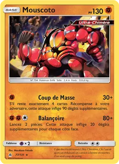 Carte Pokémon Mouscoto 77