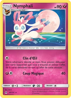 Carte Pokémon Nymphali 87