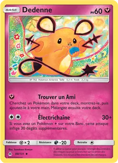 Carte Pokémon Dedenne 88