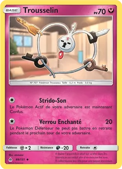 Carte Pokémon Trousselin 89