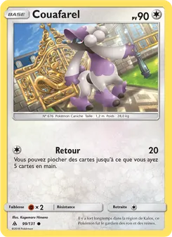Carte Pokémon Couafarel 99