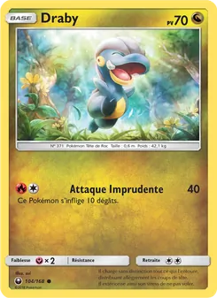 Carte Pokémon Draby 104