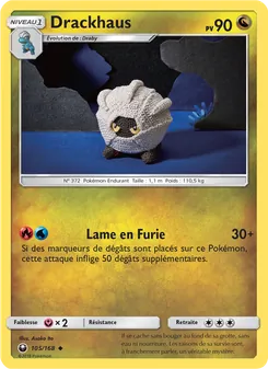 Carte Pokémon Drackhaus 105