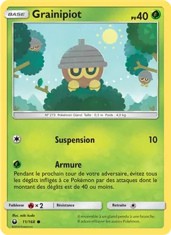 Carte Pokémon Grainipiot 11