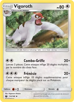 Carte Pokémon Vigoroth 114