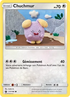 Carte Pokémon Chuchmur 117