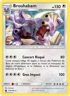 Carte Pokémon Brouhabam 119 — Tempête Céleste