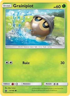 Carte Pokémon Grainipiot 12