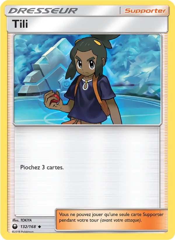 Carte Pokémon Tili 132/168 de l'extension Tempête Céleste