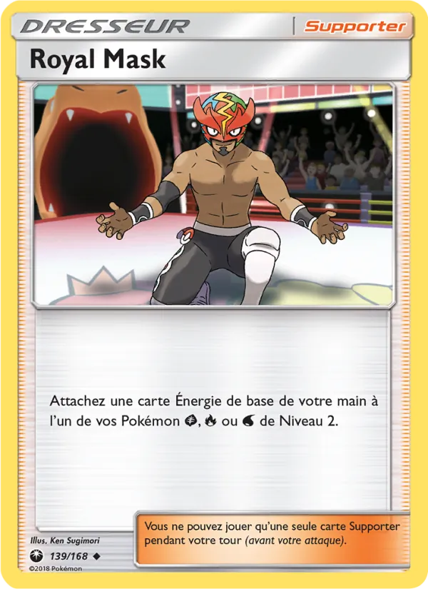 Carte Pokémon Royal Mask 139/168 de l'extension Tempête Céleste