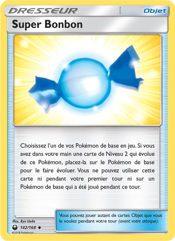 Carte Pokémon Super Bonbon 142/168 de l'extension Tempête Céleste