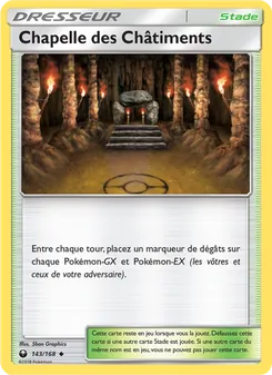 Carte Pokémon Chapelle des Châtiments 143