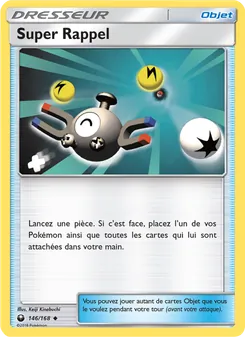 Carte Pokémon Super Rappel 146 — Tempête Céleste