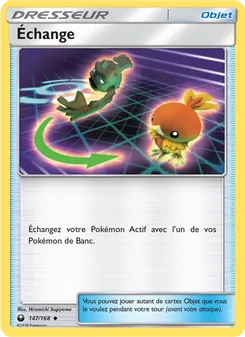 Carte Pokémon Échange 147 — Tempête Céleste
