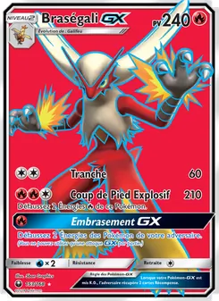 Carte Pokémon Braségali GX 153 — Tempête Céleste