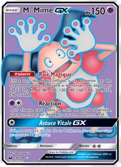 Carte Pokémon M. Mime GX 156