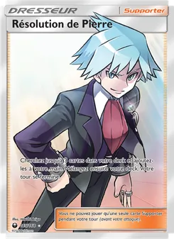 Carte Pokémon Résolution de Pierre 165
