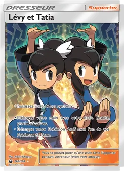 Carte Pokémon Lévy et Tatia 166