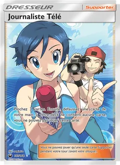 Carte Pokémon Journaliste Télé 167