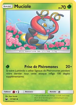Carte Pokémon Muciole 17