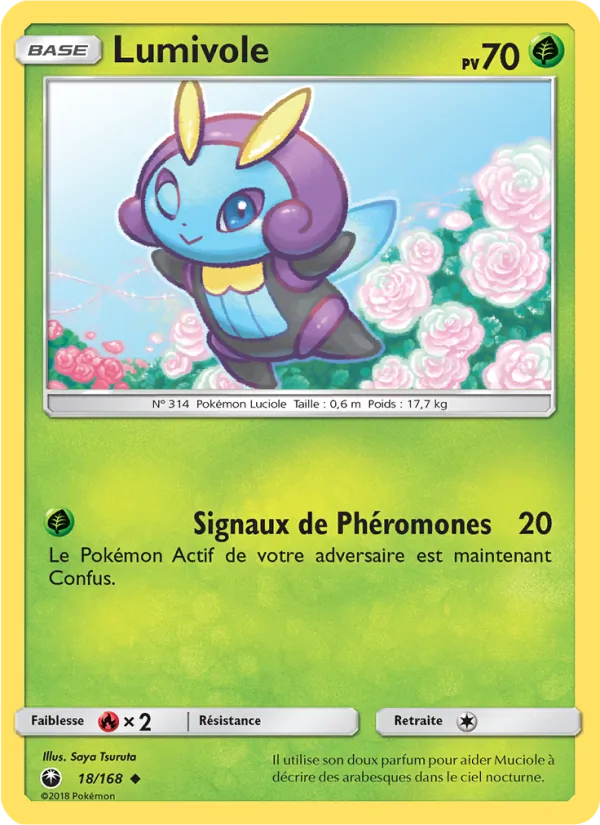 Carte Pokémon Lumivole 18/168 de l'extension Tempête Céleste